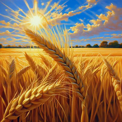 Сноп пшеницы - 50 фото