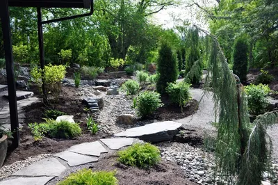 Сухой ручей на даче своими руками: фото сухого ручья | Houzz Россия