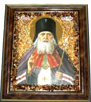 Святитель Лука Крымский арт 7091 купить рукописную икону в москве