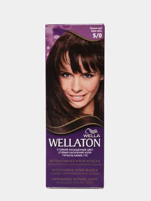 Купить wella - wellaton крем-краска для волос 5/0 темный дуб Wella -  Wellaton Крем-краска для волос 5/0 Темный дуб