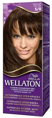 Купить wella - wellaton крем-краска для волос 5/0 темный дуб Wella -  Wellaton Крем-краска для волос 5/0 Темный дуб