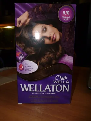 Крем-краска Wellaton Темный шоколад 4/0 50мл из раздела Краска для волос