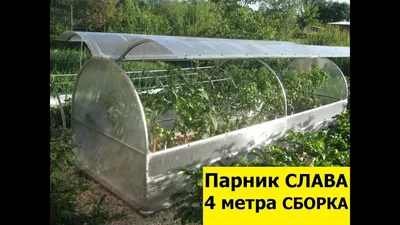 Купить арочный парник из поликарбоната \"Бабочка\" в Москве.