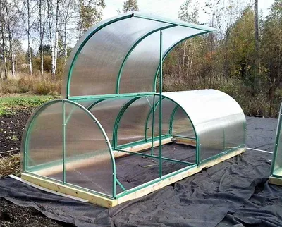 Каркас теплицы парник \"Бабочка\" 2,0*1,25*1,15 м - купить в интернет  магазине ХозСити по низким ценам