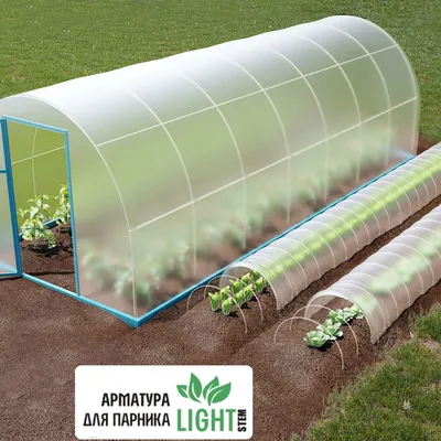 Строим бюджетную арочную теплицу под пленку у себя на участке