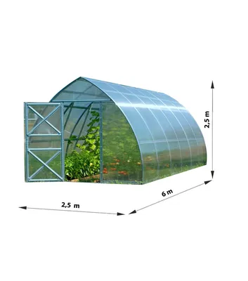 Теплица из поликарбоната Волжская Капелька - купить от производителя в  Чебоксарах по низкой цене