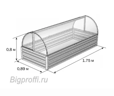 Чертежи парника Хлебница. Самый удачный и простой парник | ДачМех -  ежедневные обновления! | Дзен