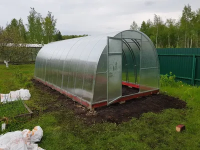 Теплица «Алмаз» 6м из поликарбоната купить в Санкт-Петербурге