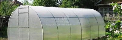 Теплицы длиной 8 метров из сотового поликарбоната - купить недорого на  сайте производителя
