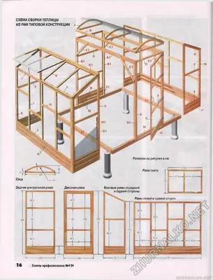 Теплица домиком из поликарбоната: своими руками, чертежи, как покрыть