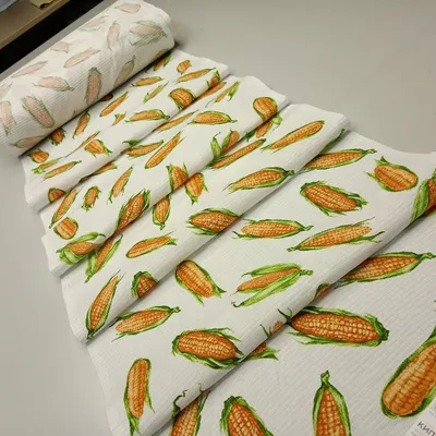 Ткань Трикотаж кукуруза (красный) - купить в Одессе, цена ткани в Украине |  Интернет магазин Суперсам