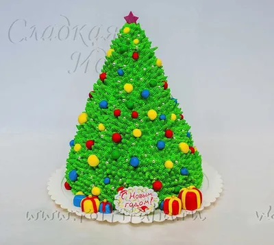 ☆Корпоративный торт Елка. Созвездие сладостей
