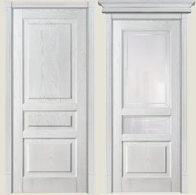 Межкомнатная дверь Sorrento-R Ж3, цвет - Белый ясень (nano-flex), Без  стекла (ДГ) по цене от 14680 руб. – купить с доставкой по Москве и области