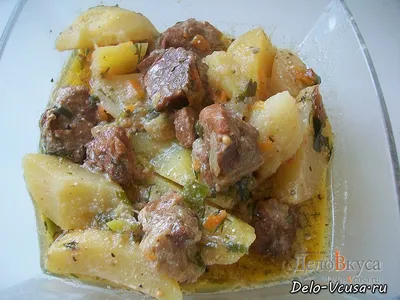 Картошка, тушенная с курицей - пошаговый рецепт с фото на Готовим дома