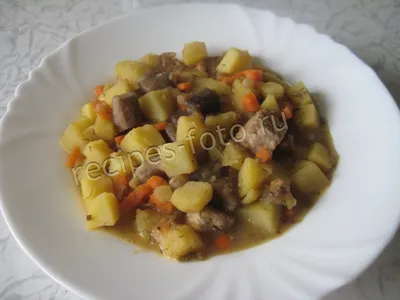 Рагу или тушеная картошка с мясом 🍟 - рецепт автора Светлана Гаранина