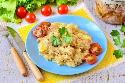 Картошка с тушенкой в мультиварке - рецепт автора Екатерина