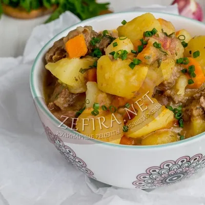 Тушеная картошка с фаршем рецепт с фото пошагово - 1000.menu