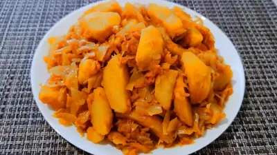 Тушеная картошка с мясом и овощами…» — создано в Шедевруме