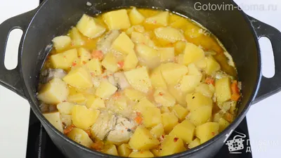 Картошка с тушенкой