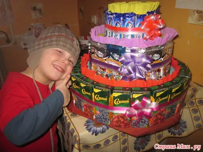 ✂️Конфеты в стаканчике. Сладкие угощения в школу от именинника. 🍬🎂 -  YouTube