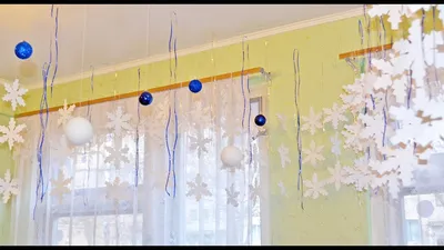 Новогодний декор в школе и детском саду