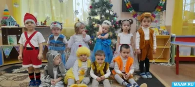 Детский новогодний утренник - сценарий праздника. Новогодний утренник для  детей 3-4 лет.