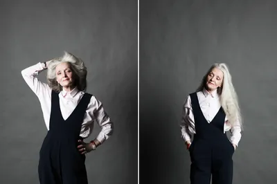 Быть моделью в 63 года: Валентина Ясень в модной съемке Glamour - YouTube