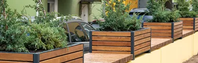 Деревянные вазоны для цветов уличные - Купить вазон на заказ в Москве |  metallo-obrabotka24.ru