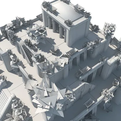 Висячие сады Семирамиды 3D Модель $48 - .unknown .fbx .max .obj .png -  Free3D