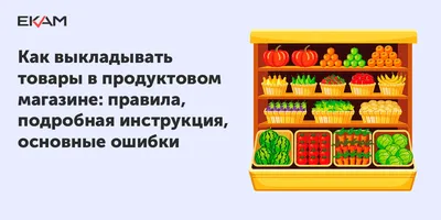Особенности мерчендайзинга в магазине продуктов