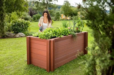Высокие грядки своими руками: технология изготовления | Моя дача | Vege  garden ideas, Patio landscaping, Backyard garden
