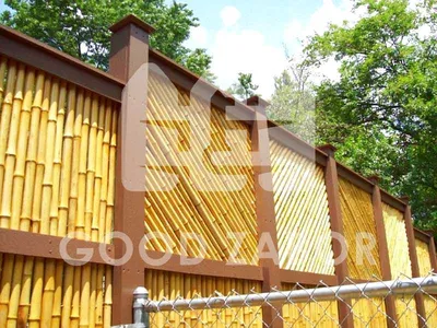 Забор из бамбука, купить по низкой цене в Санкт-Петербурге - Good Zabor
