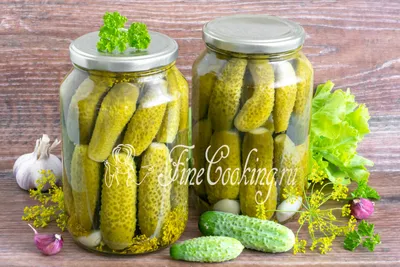 Рецепт: Огурцы на зиму (для хранения в квартире) на RussianFood.com