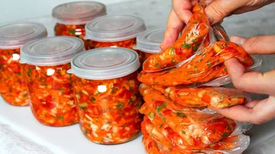 Универсальная овощная заправка. 2 способа заготовки на зиму без варки