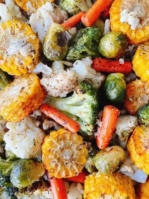 Овощи, запечённые в духовке - рецепт автора Dear.cookme