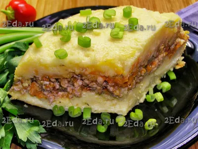 Картофельная запеканка с фаршем и овощами - пошаговый фоторецепт