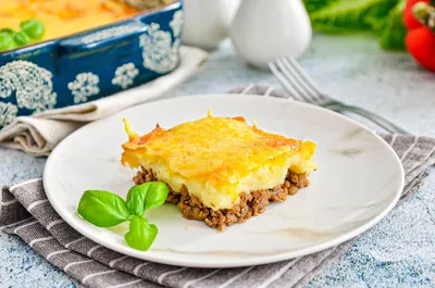 Картофельная запеканка с фаршем и сыром в духовке рецепт фото пошагово и  видео - 1000.menu