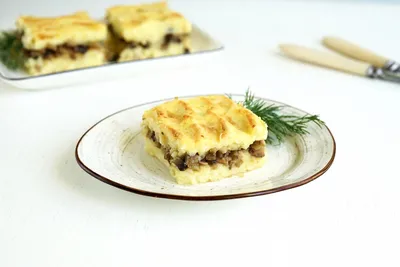 Картофельная запеканка с фаршем в духовке - пошаговый рецепт с фото на  Повар.ру