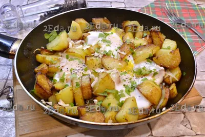 Жареная картошка с мясом – это простое в приготовлении блюдо, которое можно  приготовить на обед или ужин.. Увлекательный контент в ОК
