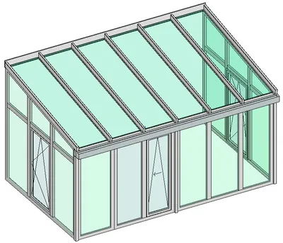 Зимний сад в доме / Пристройка к дому: зимний сад в Москве