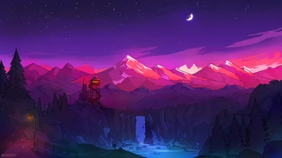 Скачать обои Firewatch в разрешении 1920x1080 на рабочий стол