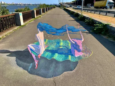 25 впечатляющих 3D рисунков на асфальте » BigPicture.ru