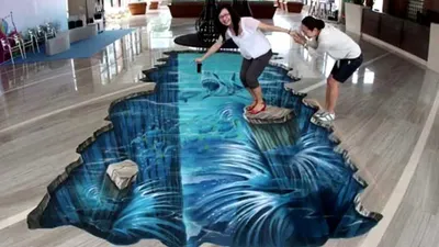 Секрет создания 3D-рисунков на асфальте | Artifex.ru