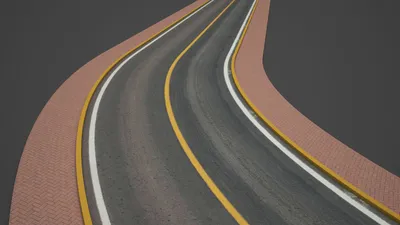 Извилистая 3dдорога 3d Рендеринг — стоковые фотографии и другие картинки  Дорога - Дорога, Трёхразмерный, Улица - iStock