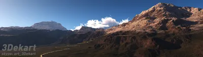Плитка с изображением \"Дальняя Дорога\" - 3d-linker.ru