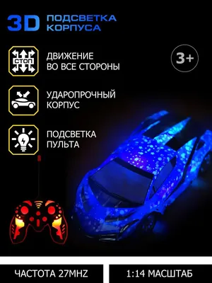 Р/У машина AUTO DRIVE с 3D подсветкой корпуса/пульта, 4 канала, М1:14,  синий, JB1168527 - купить в ООО МАРКЕТМАСТЕР, цена на Мегамаркет
