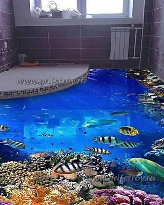 3d обои для пола ВОДА МЕЛЬ купить - 3d-linker.ru