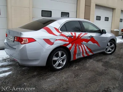Аэрография антиугон на автомобиле Toyota RAW4 | Ромашки