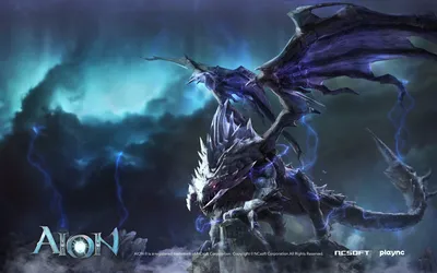 Фотографии Aion: Tower of Eternity Драконы Фантастика Игры 3840x2400