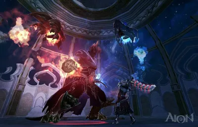 Обои на рабочий стол Замок посреди льдов из игры Айон / Aion, обои для рабочего  стола, скачать обои, обои бесплатно